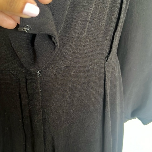 REISS Selena Utility Black Jumpsuit - Picture 12 of 15